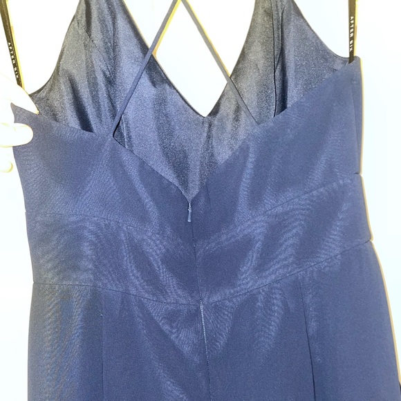 After Six Bridesmaid Dress, Size 8, Sailor Blue - Picture 5 of 8